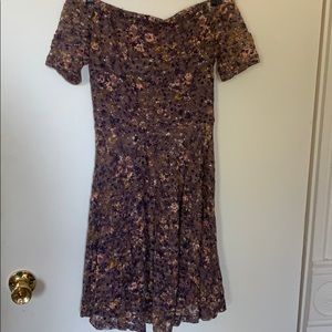 Off the shoulder Xhilaration Floral Dress
